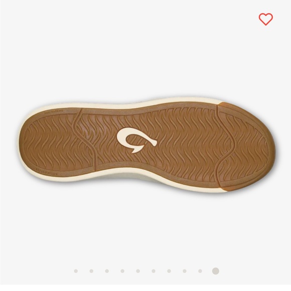 Olukai Kaulele navy leather sneaker W8.5 - Picture 5 of 15